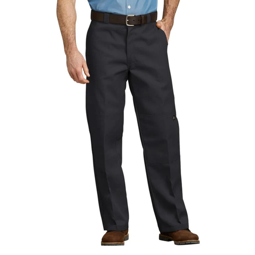 Dickies 283 Loose Fit Double Knee Black Mens Twill Work Pants [Size: 32]