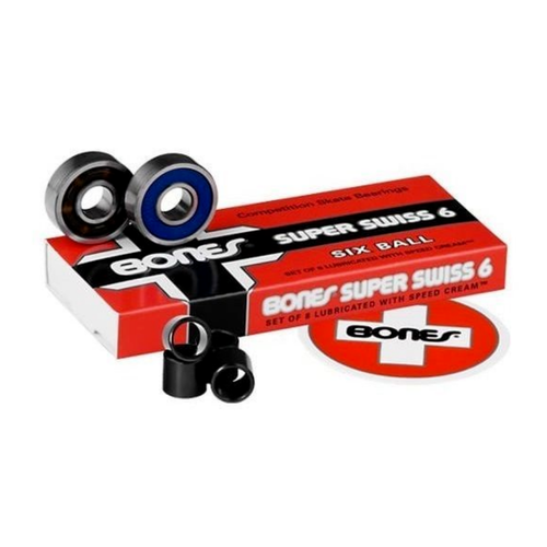 Bones Super Swiss 6 Ball Competion Skateboard Bearings