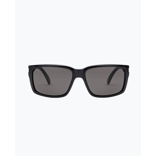 Volcom Stoneage Gloss Black Sunglasses Grey Polarised Lens