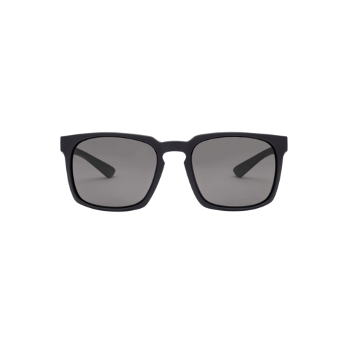 Volcom Alive Matte Black Sunglasses Grey Polar Lens
