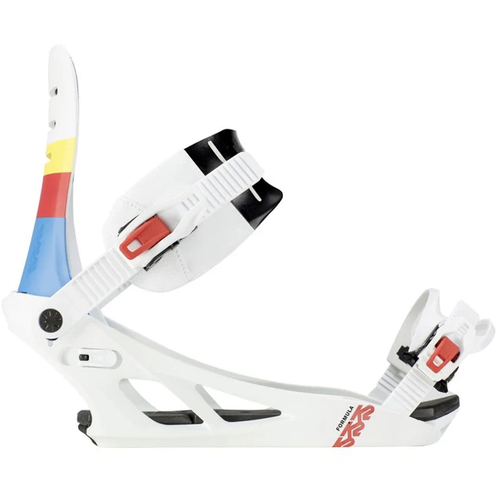 K2 Formula Large Mens White Snowboard Bindings
