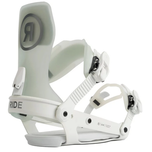 Ride A-6 White Medium Mens Snowboard Bindings