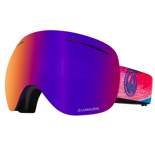 Dragon X1 Abstract Snowboard Goggles Lumalens Purple Lens