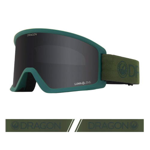 Dragon DX3 OTG Light Foliage 2021 Snowboard Goggles Lumalens Dark Smoke Lens