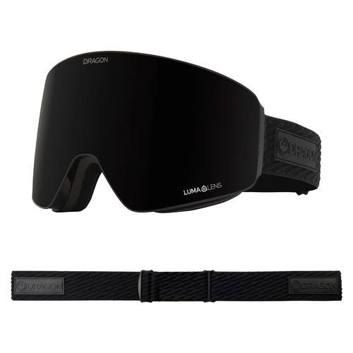 Dragon PXV Midnight 2023 Snowboard Goggles Lumalens Midnight Lens + Spare