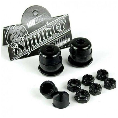 Thunder Rebuild Black 100du Skateboard Bushing Upgrade Kit