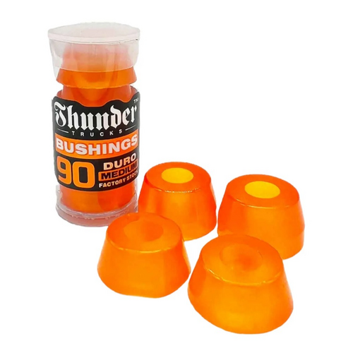 Thunder Medium Bushing Tube Orange 90a Skateboard Bushings
