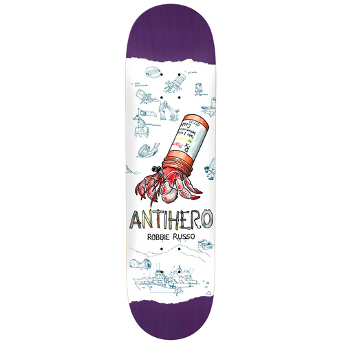 Anti Hero Recycling Robbie Russo 8.25" Skateboard Deck