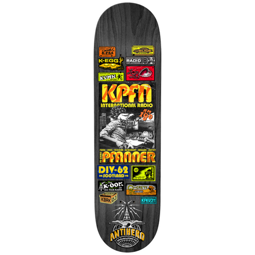 Anti Hero Broadcasting Chris Pfanner 8.25" Skateboard Deck