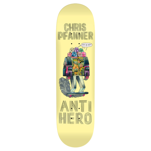 Anti Hero Chris Pfaanner Hug Pavement 8.06" Skateboard Deck