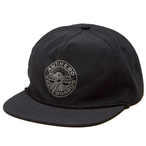 Anti Hero Stay Ready Black Adjustable Snapback Cap