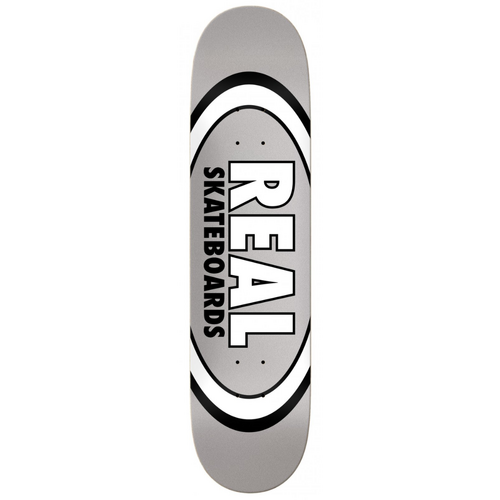 Real Classic Oval Grey 7.75" Skateboard Deck