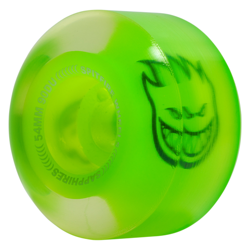 Spitfire Sapphires Green 54mm 90a Skateboard Wheels