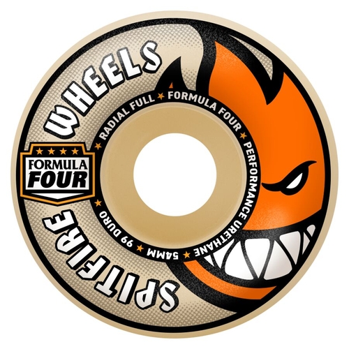 Spitfire Formula Four Radial Full 54mm 99a Skateboard Wheels