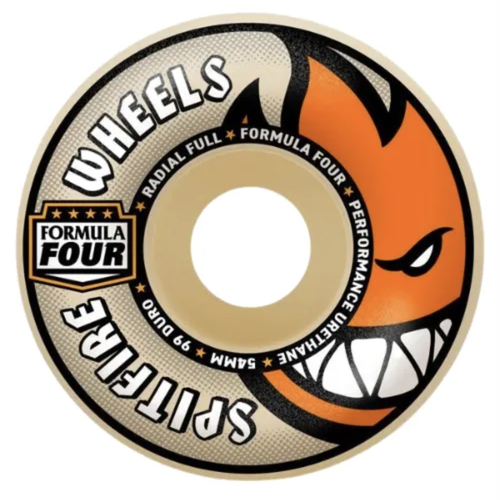 Spitfire Formula Four Radial Full 58mm 99a Skateboard Wheels