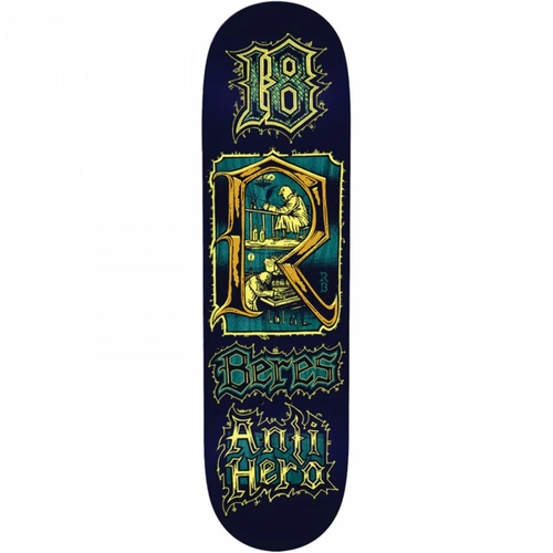 Anti Hero Rainy Beres Medieval 8.5" Skateboard Deck