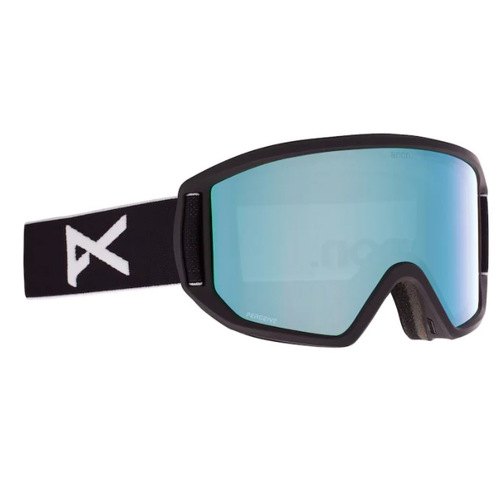 Anon Relapse Black 2021 Asian Fit Snowboard Goggles Variable Blue Lens
