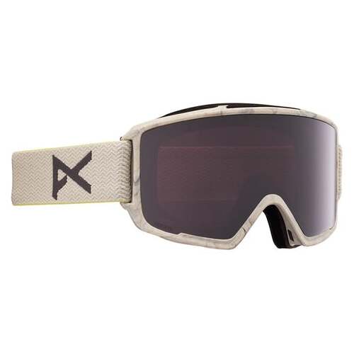 Anon M3 Gray 2022 Snowboard Goggles Sunny Onyx Lens + Bonus Lens