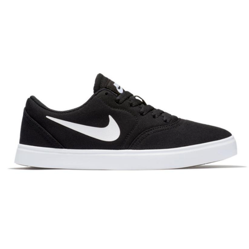 Nike SB Check (PS) Black White Youth Canvas Skateboard Shoes [Size: 1]