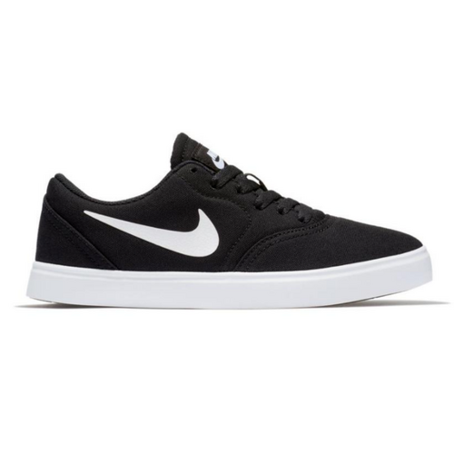 Nike SB Check (GS) Black White Youth Canvas Skateboard Shoes [Size: 4]