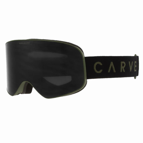 Carve Frother Matt Olive Smoke Snow Goggles