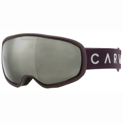 Carve First Tracks Matt Plum Grey Lens Snow Goggles