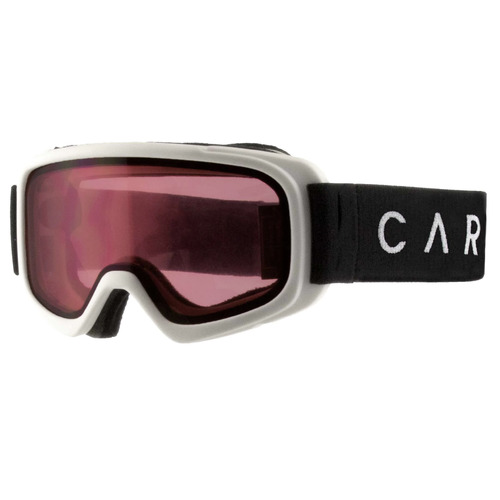 Carve Aspire Gloss White Small Youth Snowboard Ski Goggles