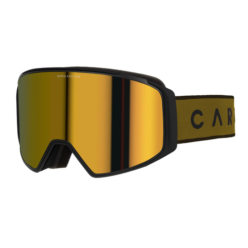 Carve Summit 2.0 Matte Black Snow Goggles - Magnetic Grey Gold Mirror Lens