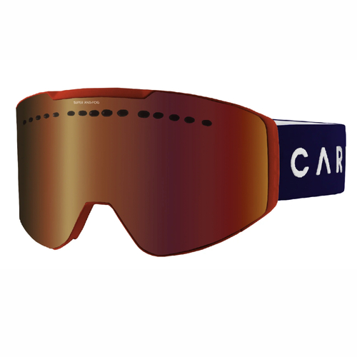Carve White Out Matt Red Ski Snowboard Goggles