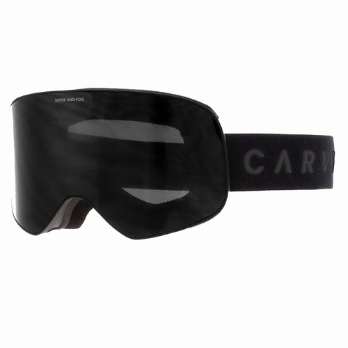 Carve Frother Matt Black Smoke Snow Goggles