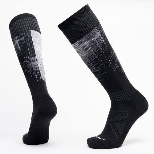 LéBent Pixel Light Medium Snowboard Ski Socks