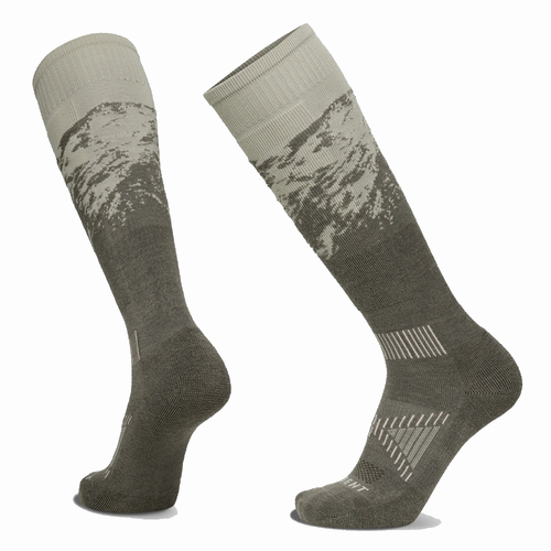 LéBent Sammy Carlson Alpine Ash Large Snowboard Ski Socks