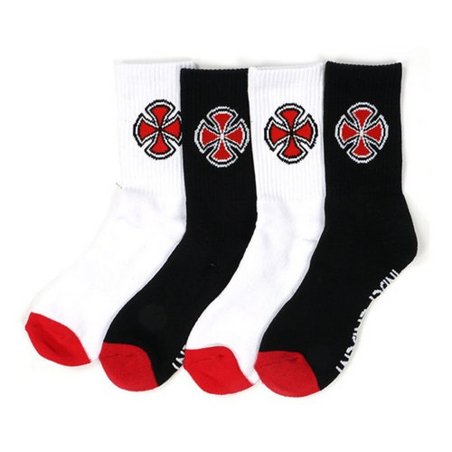 Independent OG Cross Assorted 2-8 US Youth Sock 4 Pack