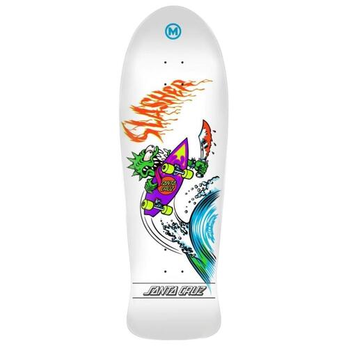 Santa Cruz OG Slasher Meek White 10.1" Reissue Skateboard Deck