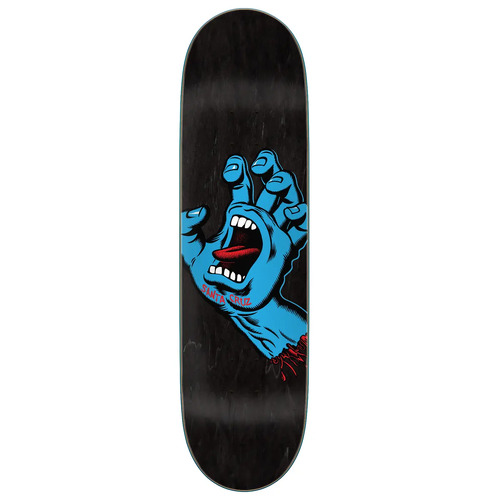 Santa Cruz Screaming Hand Black 8.6" Skateboard Deck