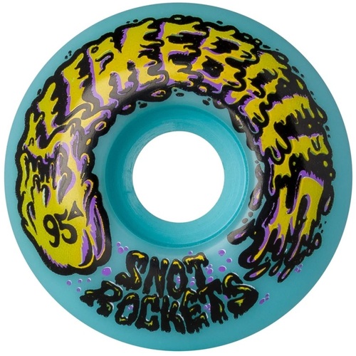 Santa Cruz Slime Balls Snot Rockets Pastel Blue 53mm 95a Skateboard Wheels