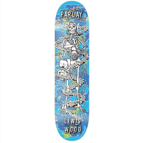 Parlay Skeleton Lewis Wood 8.25" Skateboard Deck