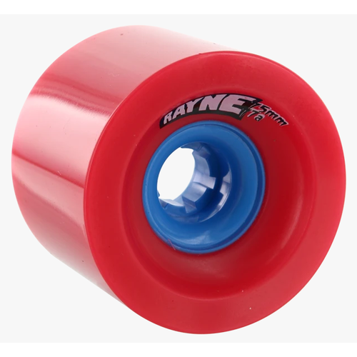 Rayne Lust Centerset Red Blue 75mm 77a Skateboard Wheels