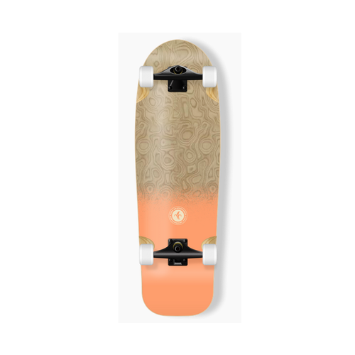 Nana Lil Ripper Dip Salmon 9.75" 31.0" Complete Surfskate Cruiser Skateboard