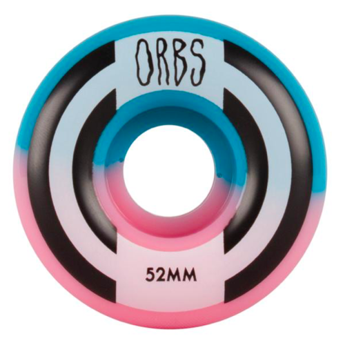 Welcome Orbs Apparitions Pink Blue Swirl 52mm 99a Skateboard Wheels