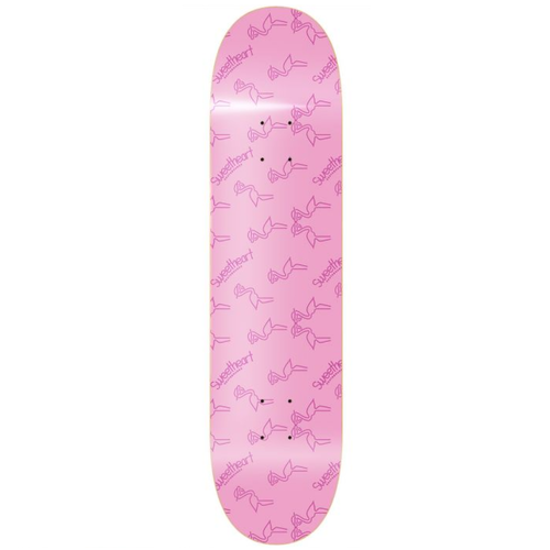 Sweetheart Wallpaper Pink 7.5" Skateboard Deck