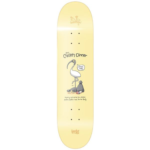 Sweetheart Brentos Bin Chicken Comic 8.375" Skateboard Deck