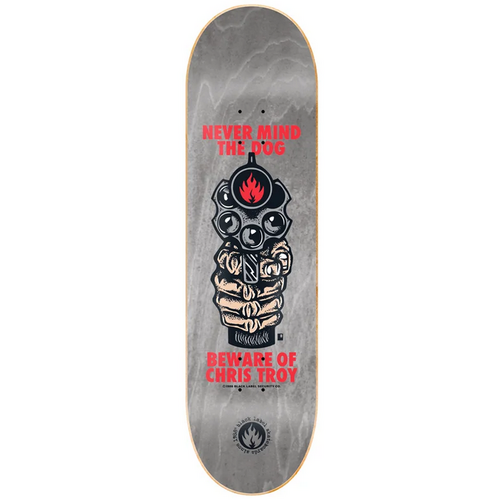 Black Label Beware Chris Troy 8.5" Skateboard Deck