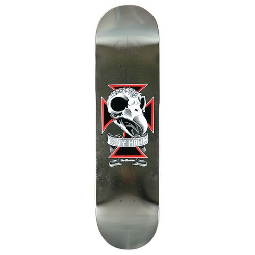 Birdhouse Skull 2 Tony Hawk Chrome 7.75" Skateboard Deck
