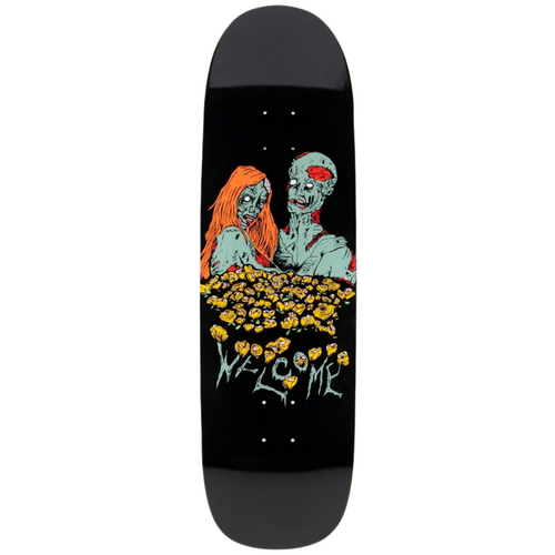 Welcome Zombie Love On Boline Black 9.25" Skateboard Deck