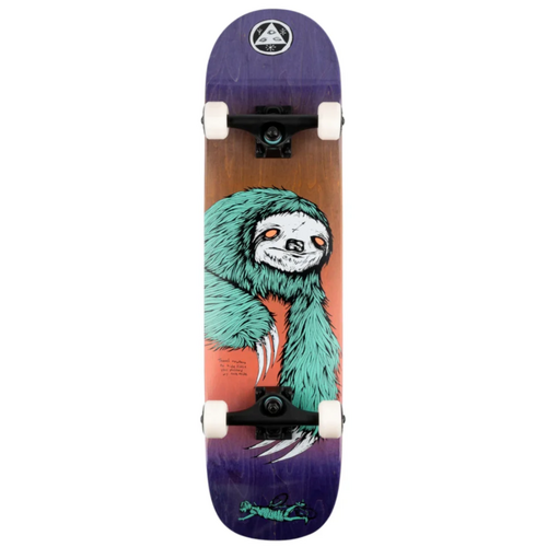 Welcome Sloth Purple Stain 8.0" Complete Skateboard