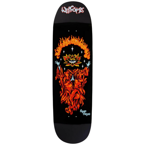 Welcome Rebirth On Baculus 2.0 Ryan Reyes Black 9.0" Skateboard Deck