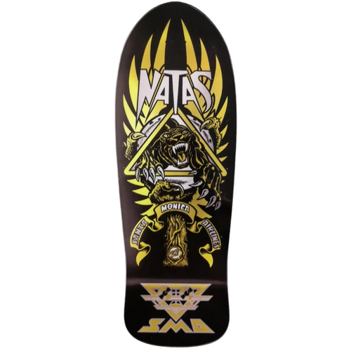 Santa Cruz Natas Gold Foil Metallic 10.5" Reissue Skateboard Deck - Rare