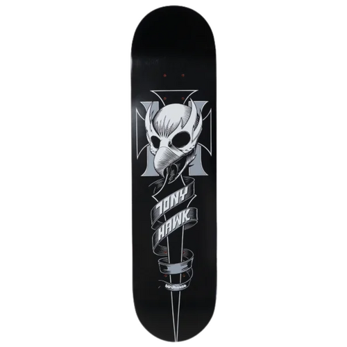 Birdhouse Crest Tony Hawk Black 8.0" Skateboard Deck
