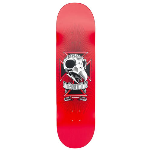 Birdhouse Skull Tony Hawk Red 8.5" Skateboard Deck